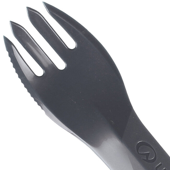 Lifeventure Ellipse Spork 30-Pack Multifunctional Utensil Set, Graphite