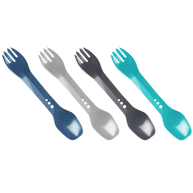 Lifeventure Ellipse Spork 4-Pack, Multicolor