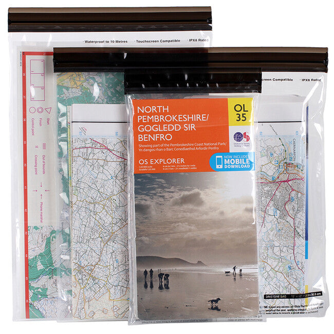Lifeventure Map Protective Cases 3pcs