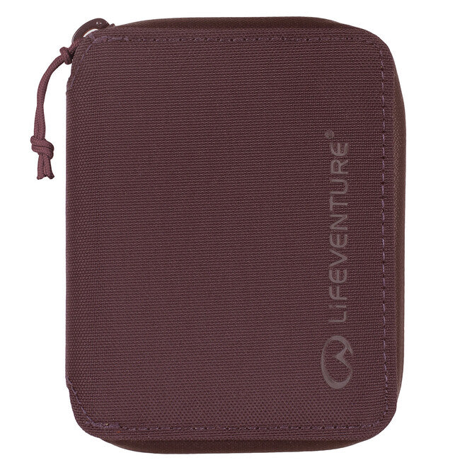 Lifeventure RFiD Bi-Fold Wallet, Plum