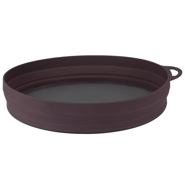 Lifeventure Ellipse Flexi Plate Silicone Folding Bowl, Purple