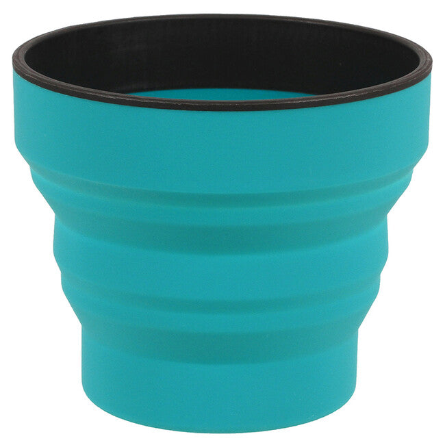 Lifeventure Ellipse Flexi Mug Silicone Collapsible Cup 350 ml, Teal