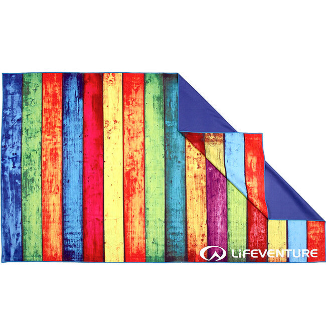 Lifeventure SoftFibre Towel, Striped Stripes
