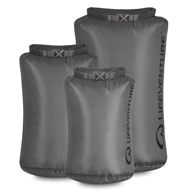 Lifeventure Waterproof Bag Set 5L, 10L, 25L, Grey