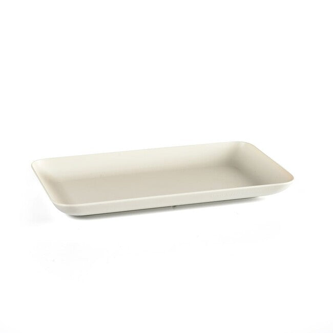 LIGHT MY FIRE BIO Plastic Plate Platter Medium, Cream