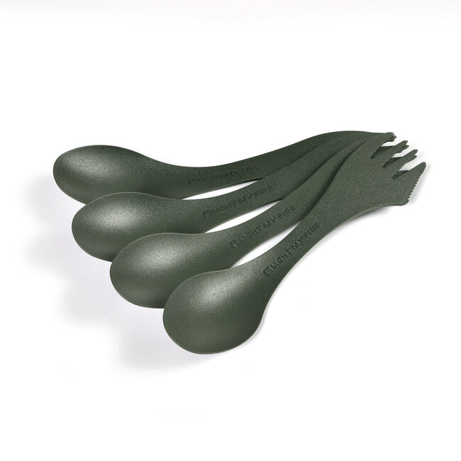 Light My Fire Multifunctional Spork Original 4-pack, Green