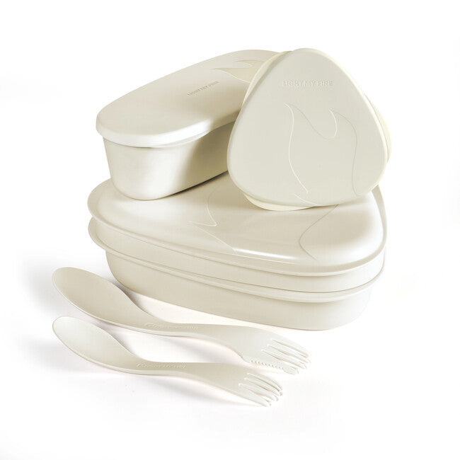 LIGHT MY FIRE LunchKit 2.0 Lunch Set, Cream