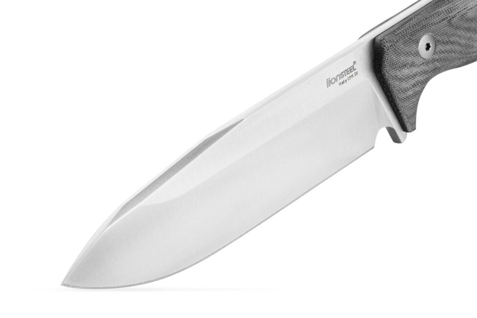 Lionsteel Long Knife with Micarta Handle T6 CVB CPM 3V