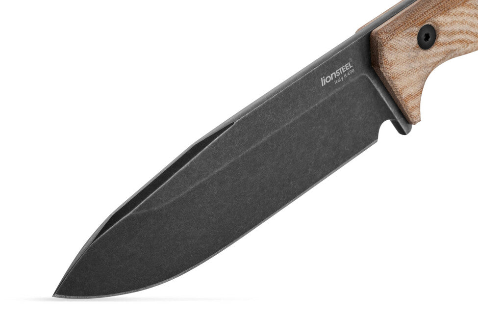 Lionsteel T6B CVN Long Knife with Micarta Handle