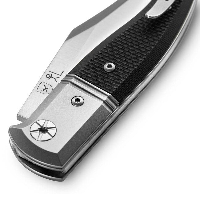 Lionsteel Gitano Folding Knife 01 G, Niolox Steel Blade, Black