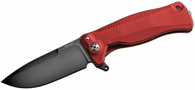 Lionsteel SR11A RB Comfort Pocket Knife, Titanium Frame