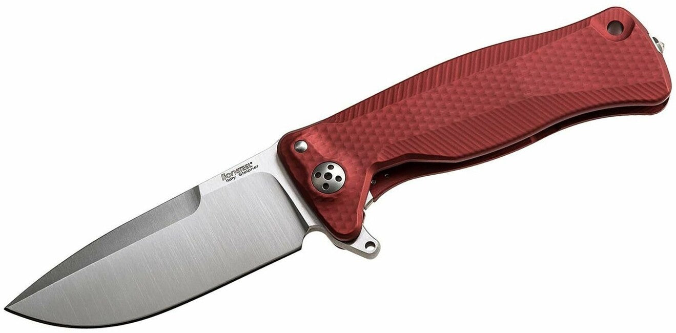Lionsteel SR11A Comfortable Pocket Knife with Solid Titanium Frame