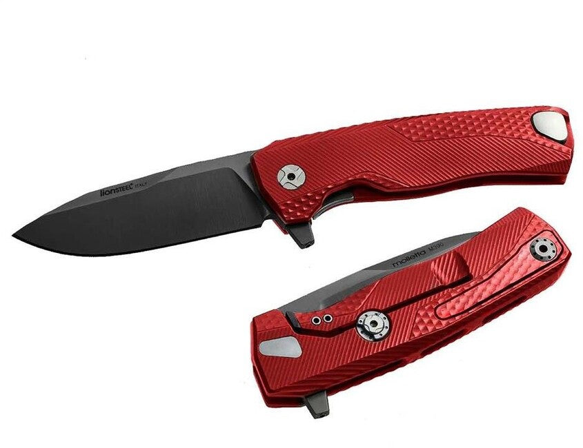 Lionsteel ROK A RB Luxury Folding Knife, Aluminum Handle