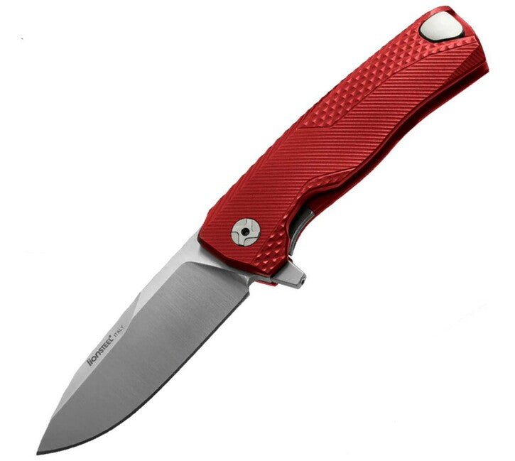 Lionsteel Luxury Folding Knife with Solid Aluminum Handle ROK A RS