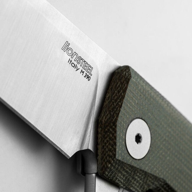 Lionsteel Myto Folding Knife, M390 Steel Blade, CVG
