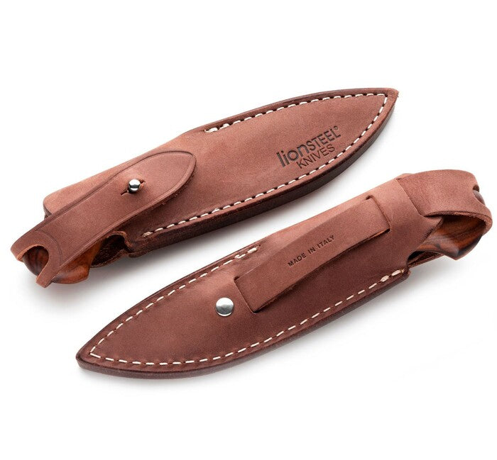 Lionsteel WILLY WL1 ST Fixed Blade Knife, Santos Wood Handle