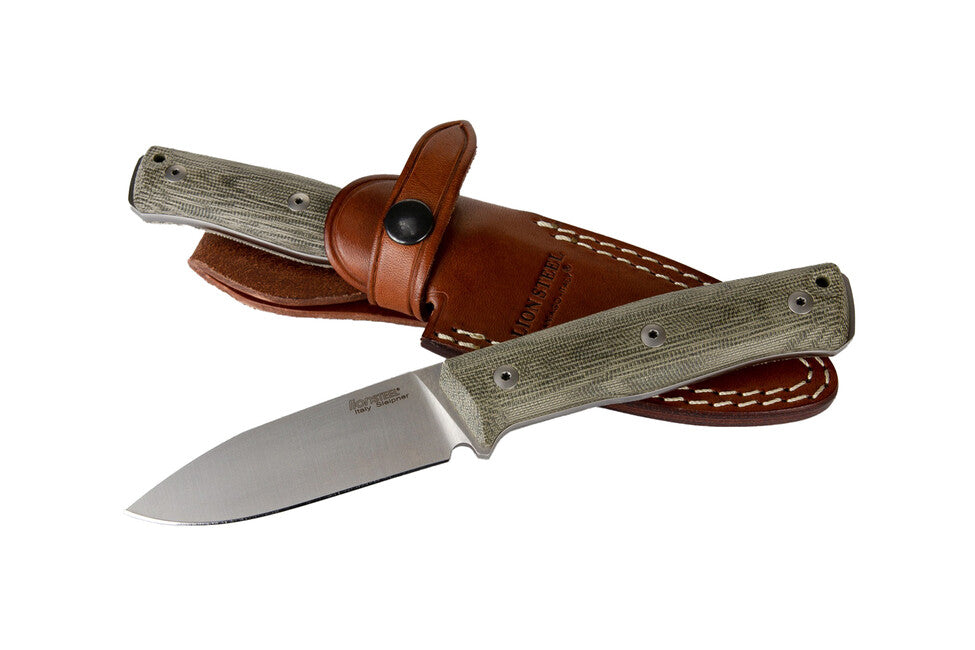 Lionsteel B35 CVG Bushcraft Fixed Blade Knife