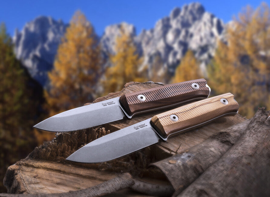 Lionsteel B40 UL Bushcraft Fixed Blade Knife, Sleipner Steel