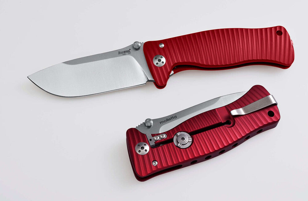 Lionsteel SR1A RS Robust Folding Knife, Polished Blade
