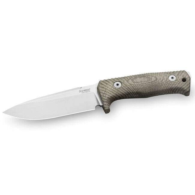 Lionsteel T5 CVG Medium Fixed Blade Knife, Micarta Handle