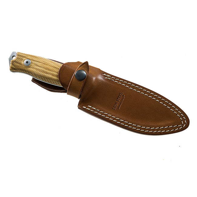 Lionsteel M5 UL Medium Knife, Olive Wood Handle