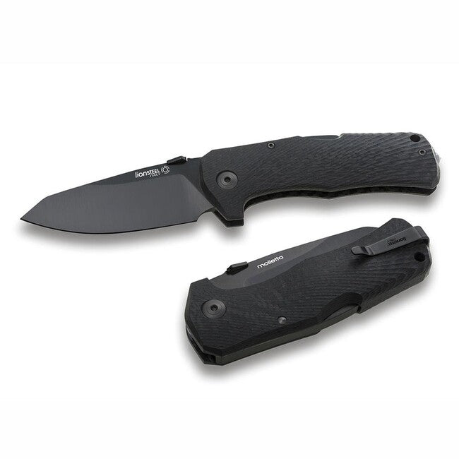 Lionsteel TM1 CB Pocket Knife, Black Blade
