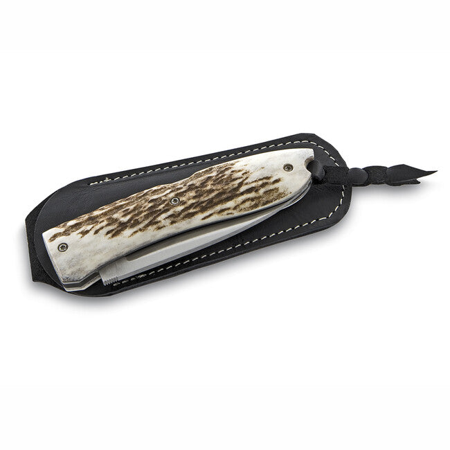 Lionsteel Opera Folding Knife 8800, Damascus Steel Blade