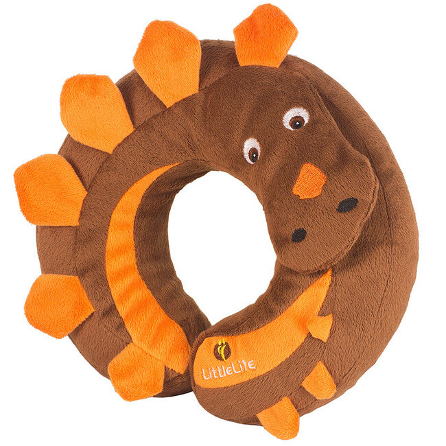 LittleLife Travel Pillow for Kids, Dinosaur