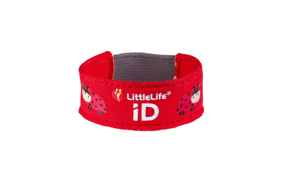 LittleLife iD Strap ID bezpečnostný detský náramok Beruška 8 x 2,2 cm