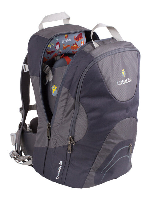 LittleLife Traveller S4 Child Carrier, Grey