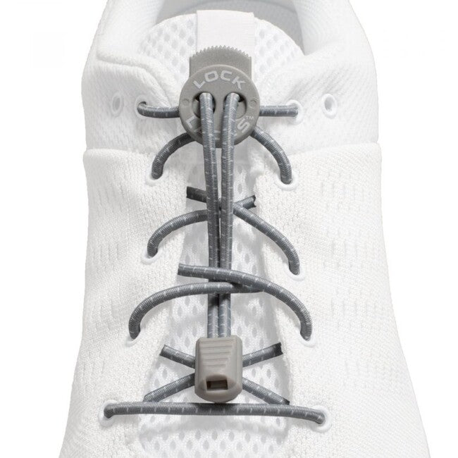 Lock Laces Shoe Laces, Cool Gray