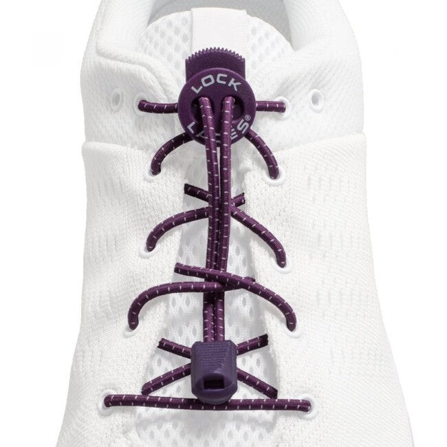 Lock Laces Shoelaces, Purple