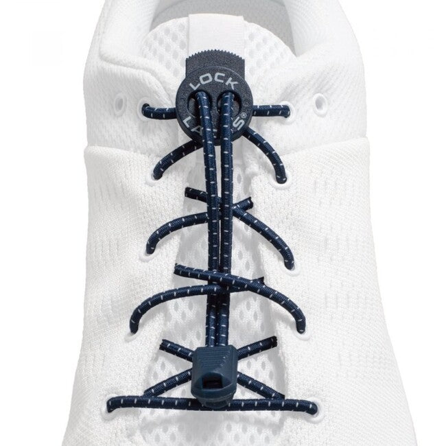 Lock Laces Shoelaces, Navy