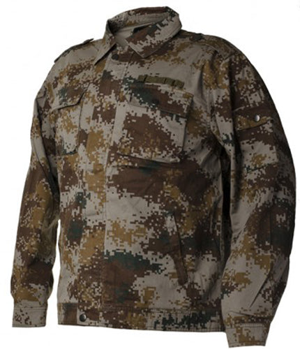 Loshan Eccent Digital Field Shirt, Dark Red