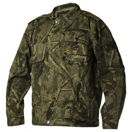 Loshan Field Shirt Leafy Real Tree Dark