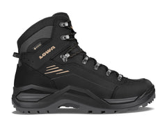 LOWA Renegade EVO GTX MID ανδρικά παπούτσια πεζοπορίας, black/dune