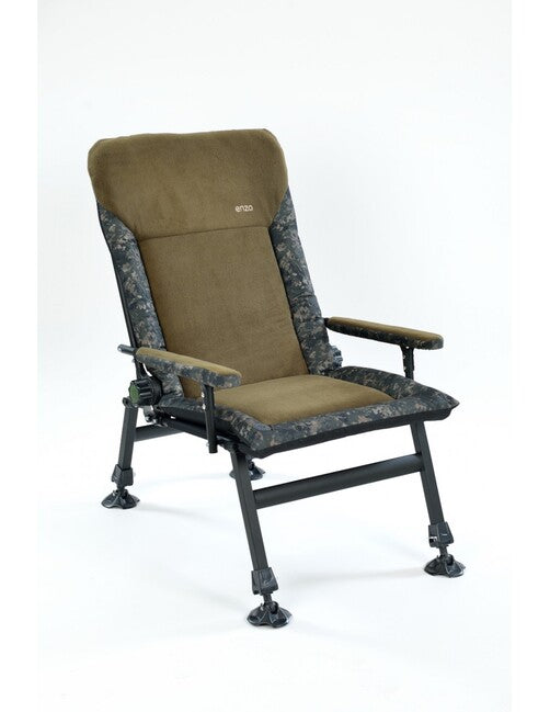 M-Electrostatyk Enzo Fishing Chair, Green with Pattern
