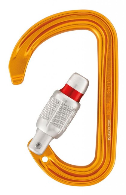 Petzl Sm'D Screw-Lock Carabiner, Silver