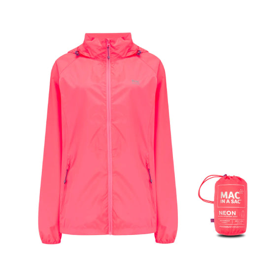 Mac in a Sac Origin 2 Waterproof Jacket, Neon Watermelon