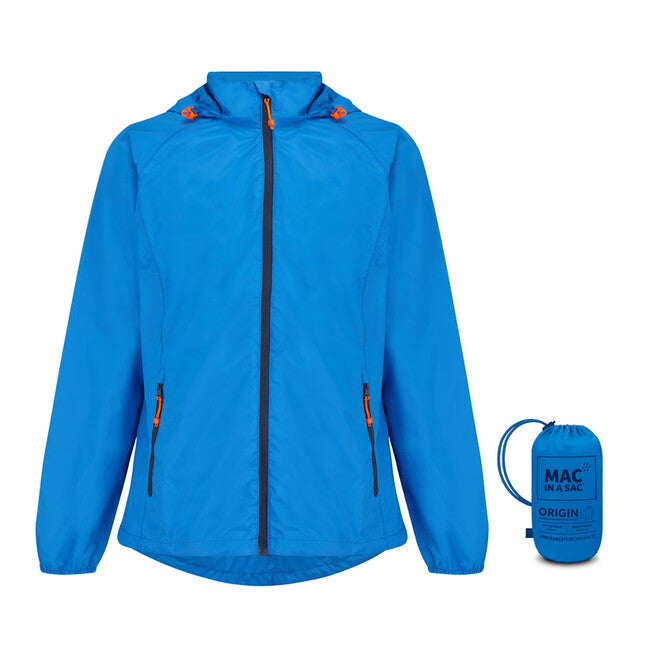 Mac in a Sac Origin 2 Waterproof Jacket, Ocean Blue