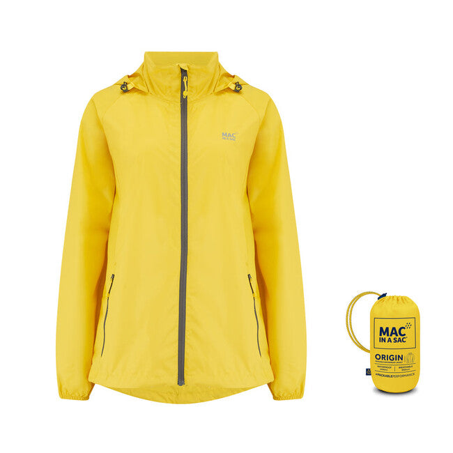 Mac in a Sac Origin 2 Waterproof Jacket, Yellow
