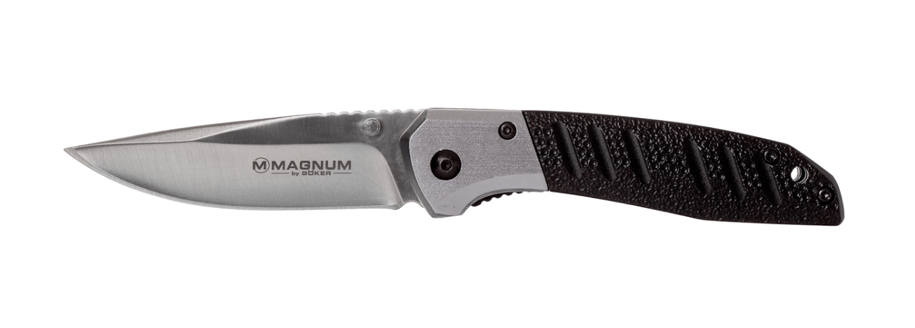 BÖKER® Magnum Advance Pro EDC Pocket Knife Thumbstud 8cm, Black, Aluminum