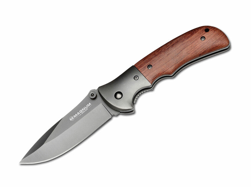 Böker Magnum Co-Operator Folding Knife, 8.7 cm, Wood, Stainless Steel