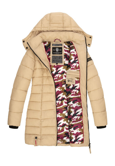 Marikoo ABENDSTERNCHEN Women's Quilted Hooded Jacket