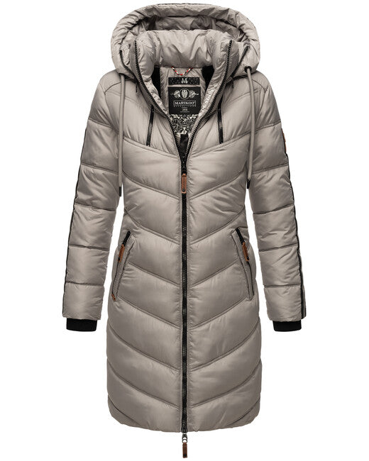 Marikoo Women's Winter Jacket ARMASA, Zinc Grey