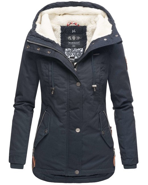 Marikoo BIKOO Women's Winter Jacket with Hood