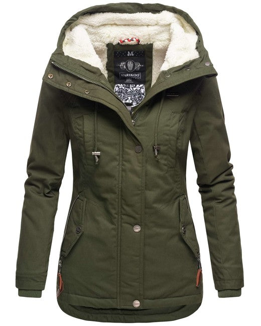 Marikoo BIKOO Women's Winter Jacket with Hood