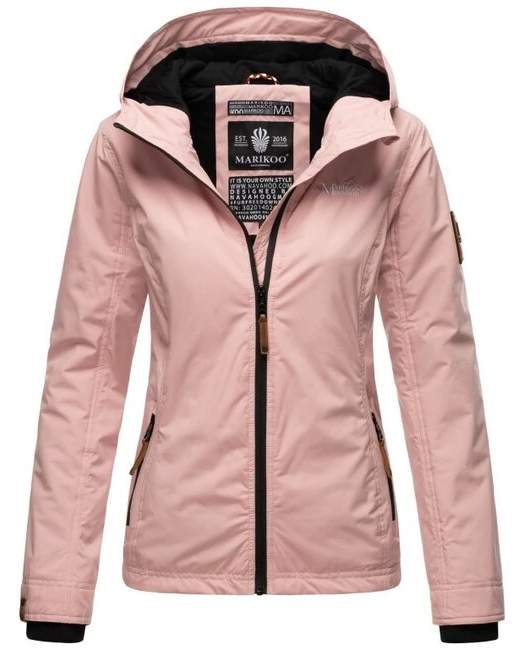 Marikoo Women's Transition Jacket with Hood, Brombeere