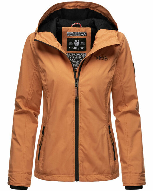 Marikoo Women's Transitional Hooded Jacket, Brombeere