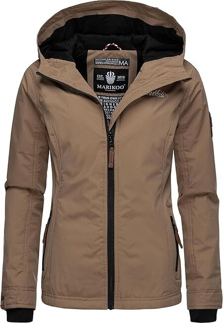 Marikoo Women's Transitional Hoodie Jacket, Blackberry